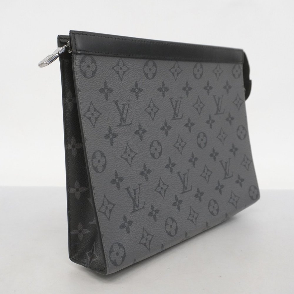 Louis Vuitton Clutch Bag Monogram Eclipse Reverse Pochette Voyage M69535 Grey... - Picture 2 of 14